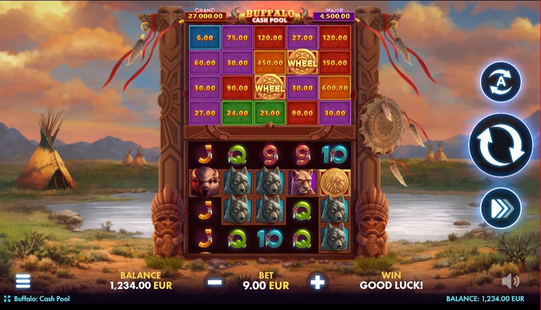 Buffalo Cash Pool Slot Game