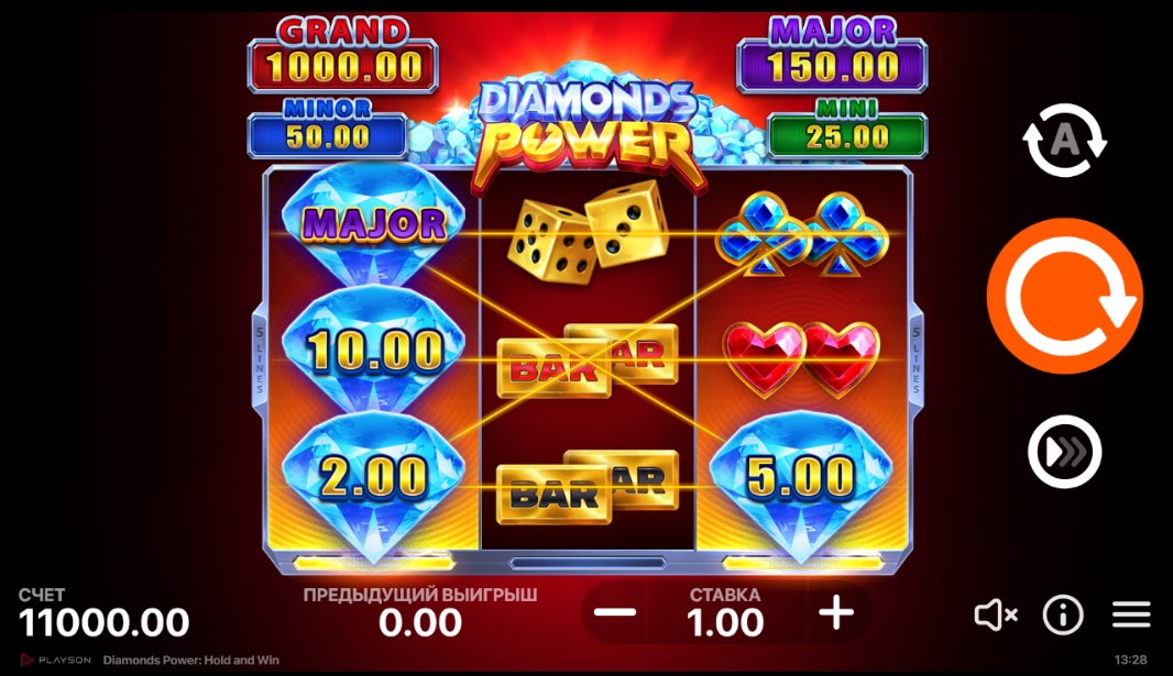 Unleashing the Sparkle: A Guide to Diamonds Power: Hold and Win Slot