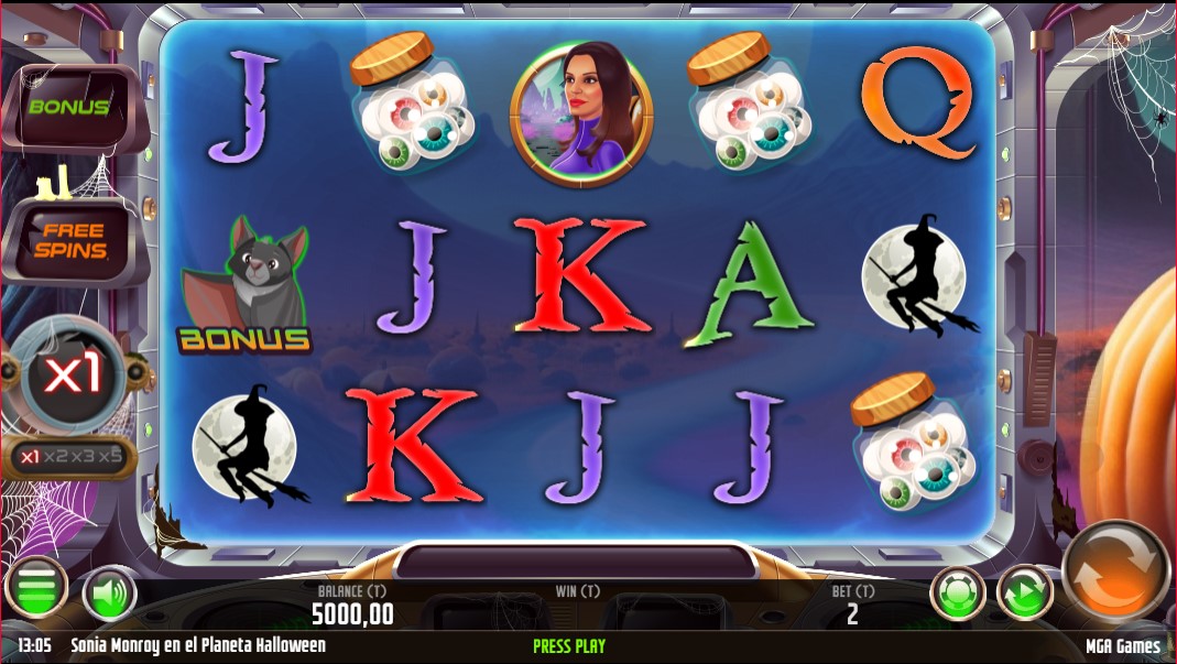 Sonia Monroy en El Planeta Halloween Slot: A Spooky Online Casino Game Review