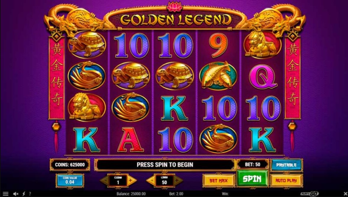 Golden Legend Online Casino Slot Game