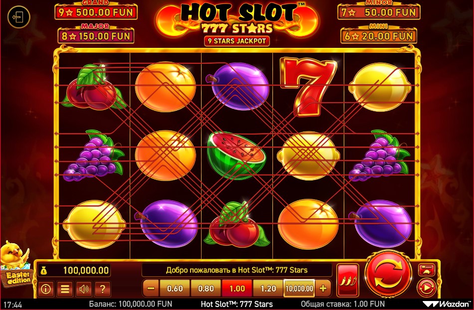 Hot Slot 777 Stars: Easter Edition – The Perfect Game for Online Gamblers!